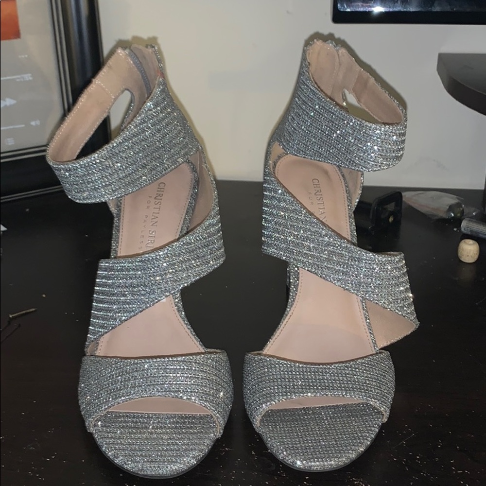 Glittery heels